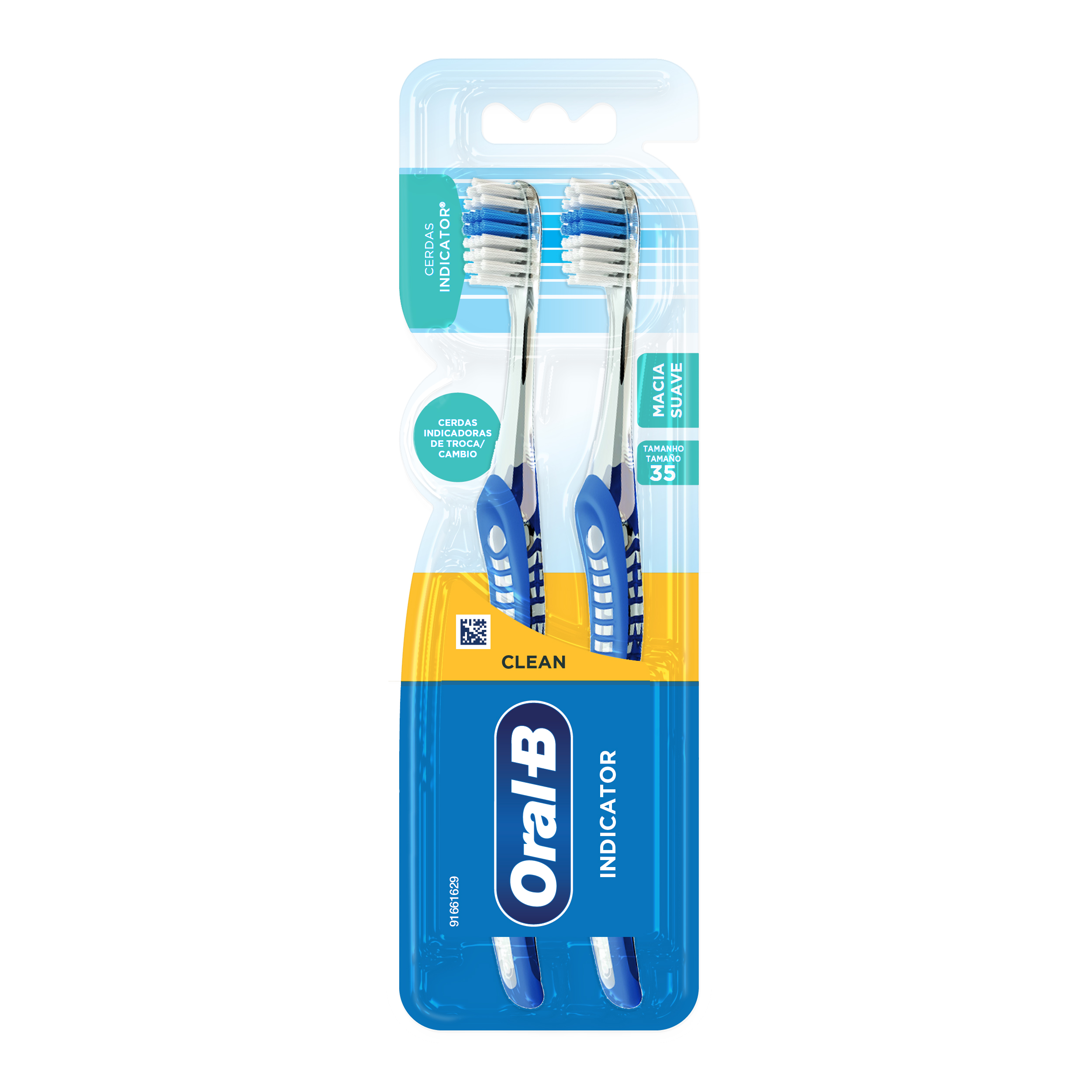 Escova Dental Oral-B Indicator 35 2un