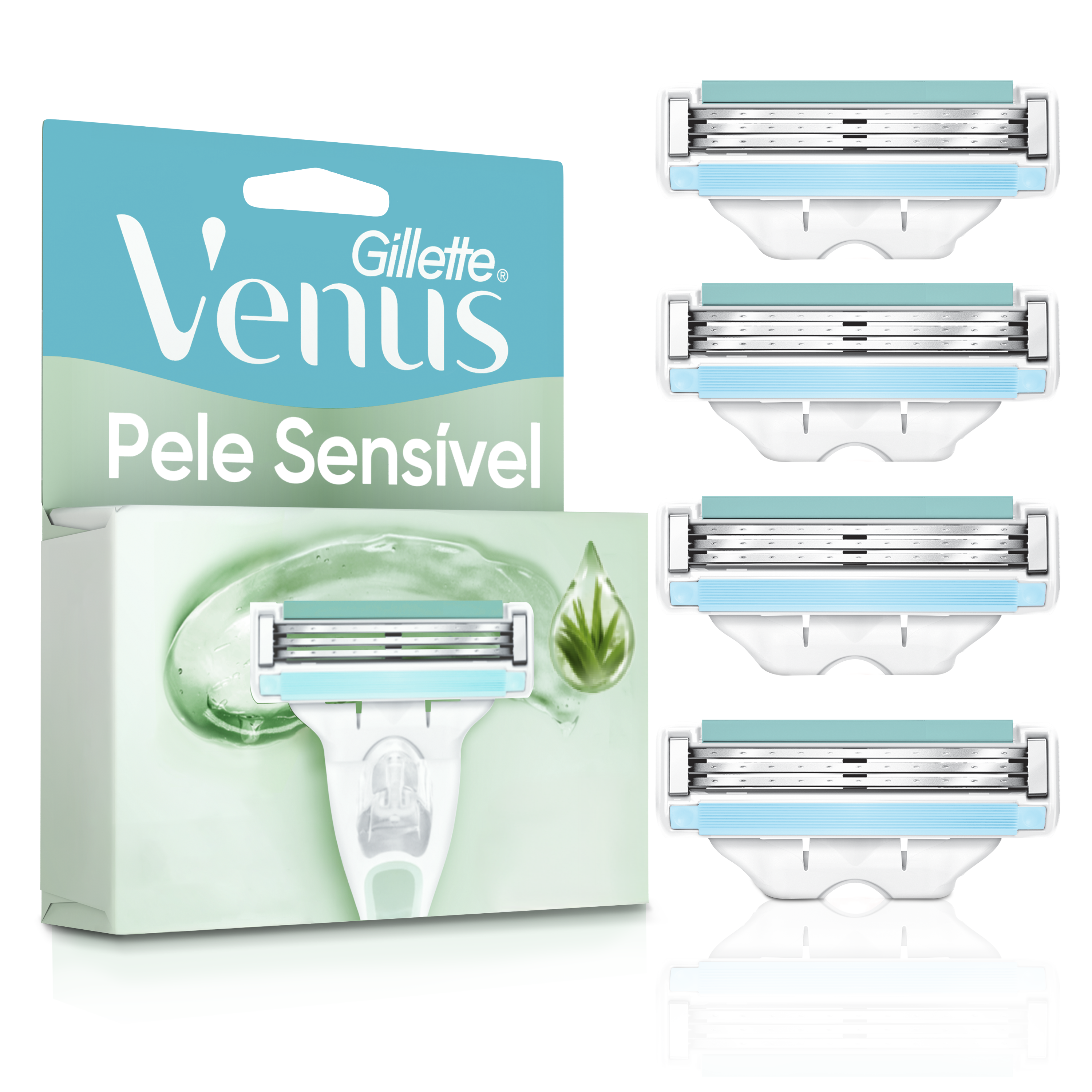 Carga Venus Pele Sensível 4un