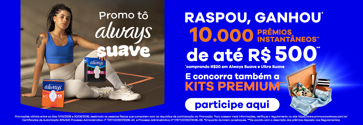 Banner horizontal da promoção 