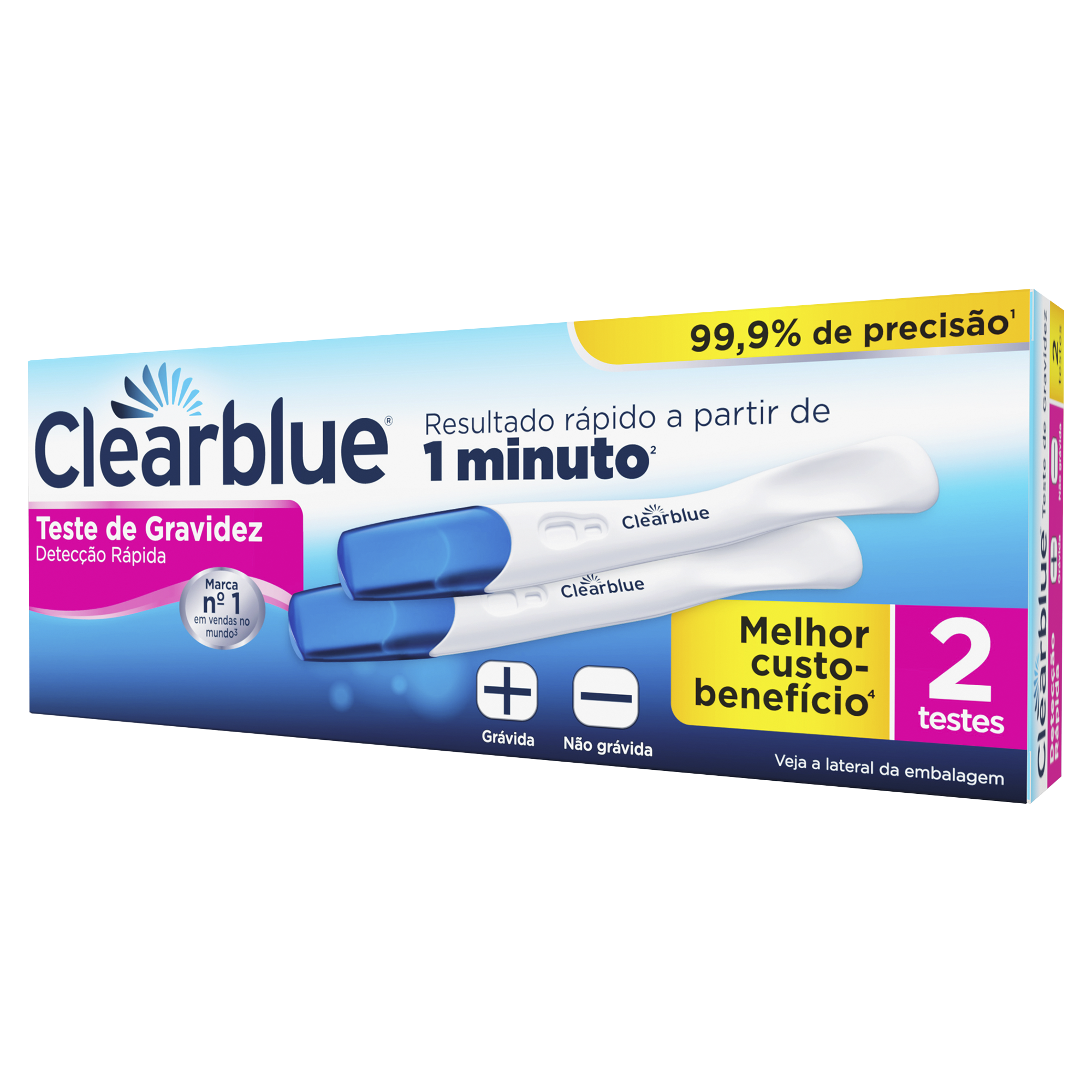 Clearblue Detecção Rápida com 2 testes