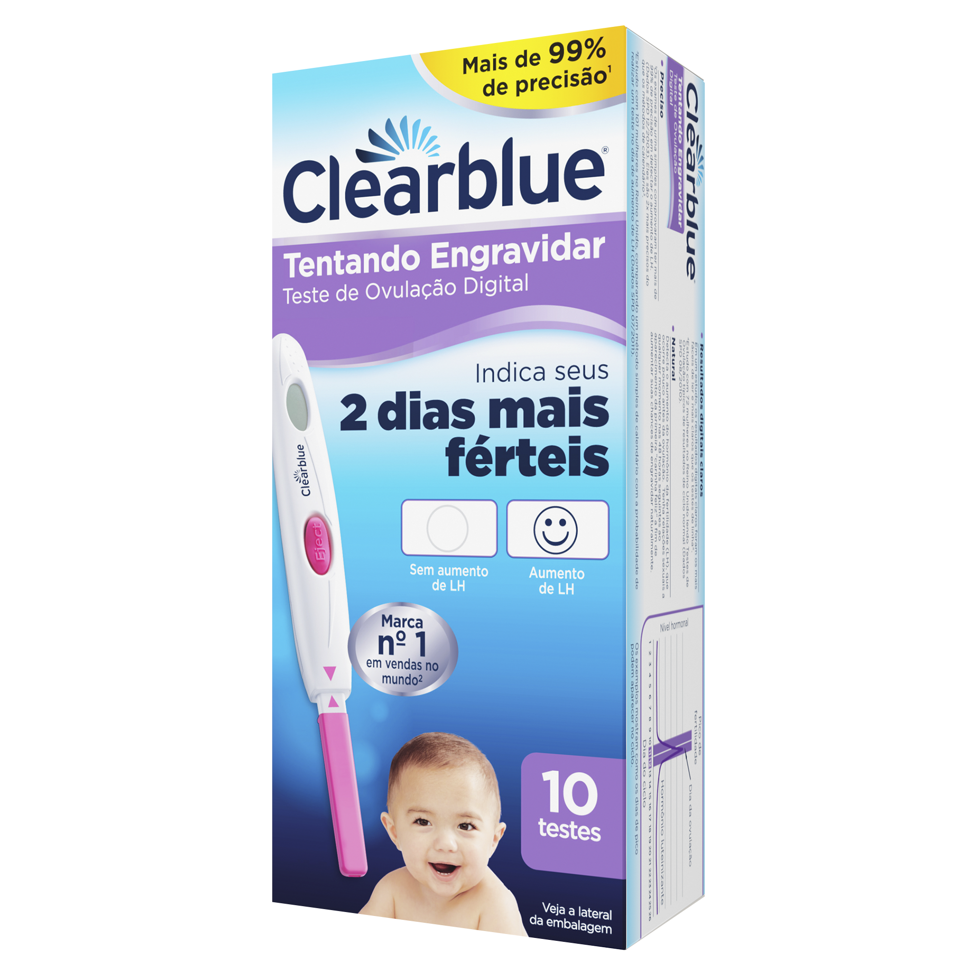 CLEARBLUE TESTE DE OVULAÇÃO